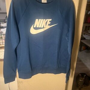 Nike Men's Classic Blue Crewneck Sweater